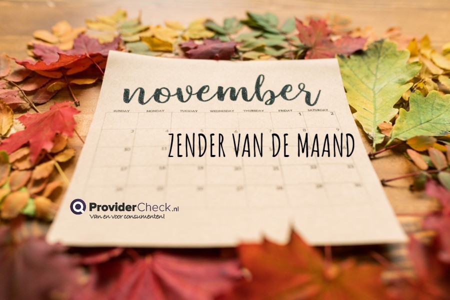 Zender van de maand november